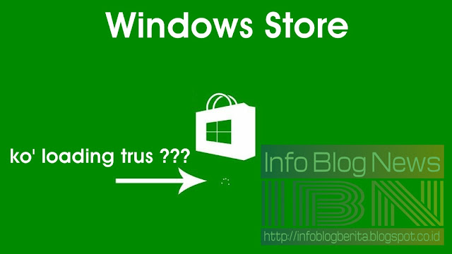 Cara Mengatasi Aplikasi Windows Store Yang Tidak Bisa Loading 