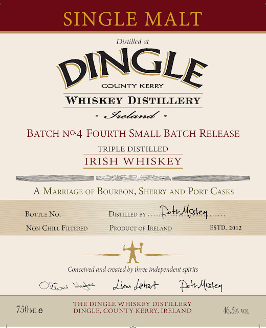 Dingle Whiskey Distillery Batch No 4 Fourth Small Batch Release