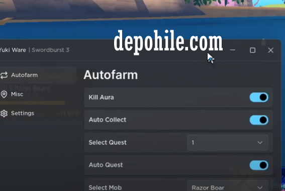 Roblox Swordburst 3 Script Oto Görev, Kill Hilesi İndir 2024