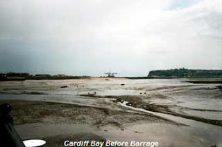 cardiff bay before barrage