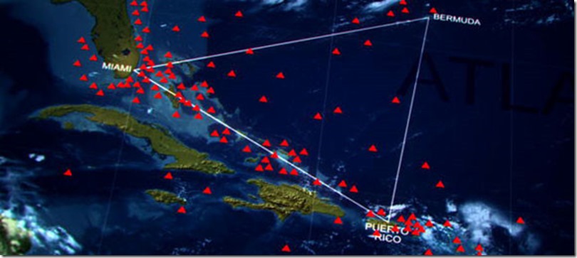 TRIANGULO DE LAS BERMUDAS APARECE BARCO 90 AÑOS PERDIDO