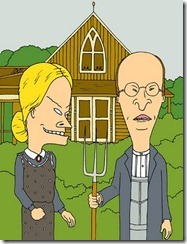 American Gothic - Beavis and Butthead