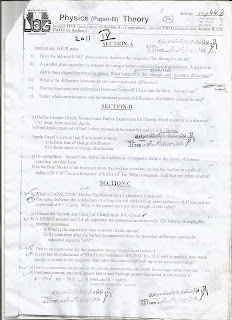 Electricity And Magnetism BSc Physic Past Paper