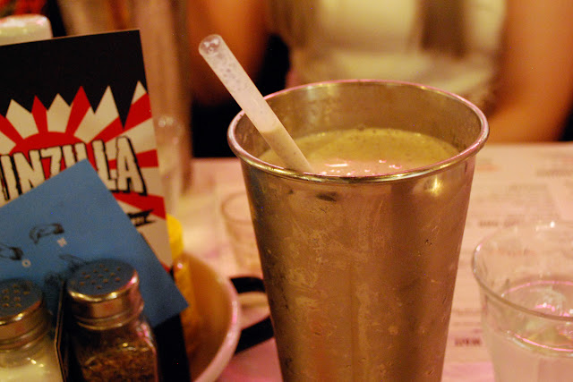 Oreo milkshake - Byron Burger - Union Square supper safari Aberdeen