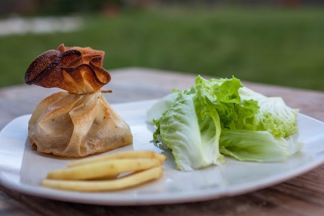 aumonière foie gras normandie