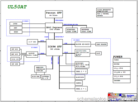 Asus UL50AT Free Download Laptop Schematics