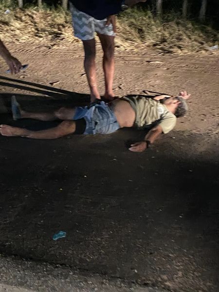 CEARÁ-MIRIM: Pedestre é atropelado por Motociclista na BR-406 em Massaranduba na noite desta terça-feira, (17)