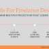 A Guide For Freelance Designers: How To Manage Multiple Projects Without Losing Your Mind?