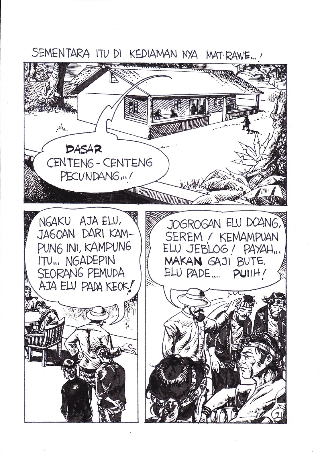 JAWARA DARI KULON - Komik Sejarah Betawi - Permainan Bocah