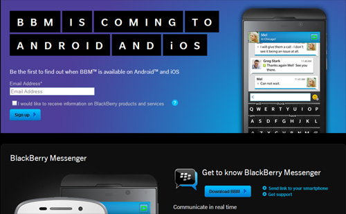 BBM untuk Android, Iphone, dan iPad