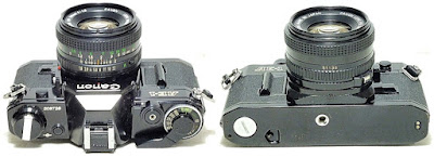 Canon AE-1 35mm SLR Film Camera (Black) Kit #726