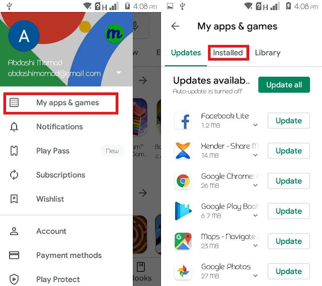 Uninstall multiple apps from play store at once 1