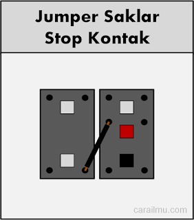 cara jumper stop kontak dengan saklar