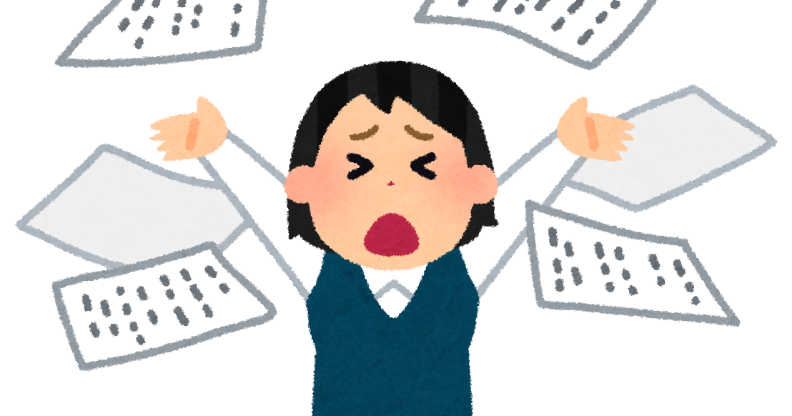 仕事を投げ出す人のイラスト 女性 かわいいフリー素材集 いらすとや