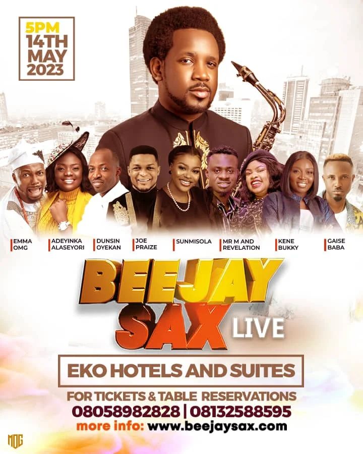 Premium Saxophonist Beejay Sax Set For Beejay Sax Live