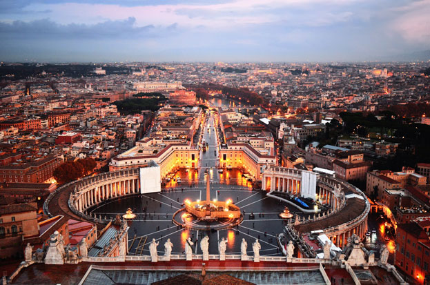 The Tomb of Saint Peter's Square and a Pilgrimage Centre