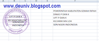 membuat cap otomatis mucrosotf excel