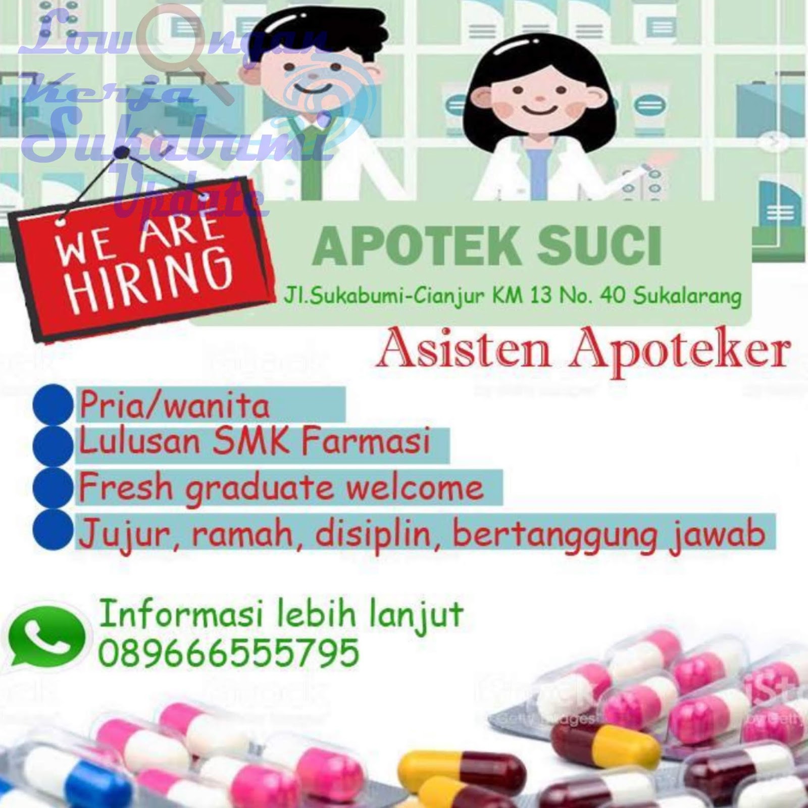 Lowongan Kerja Apotek Suci Info Loker Update