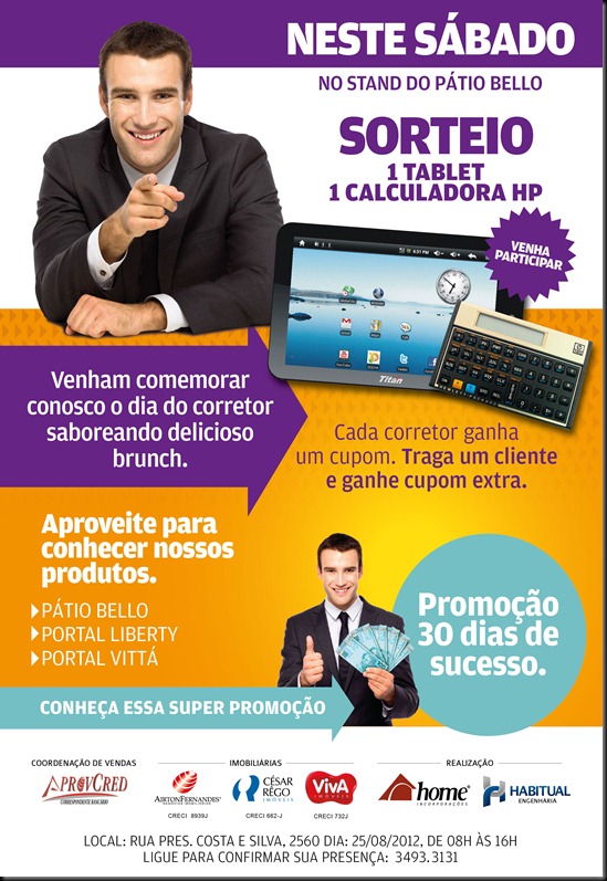 CONVITE DIA DO CORRETOR