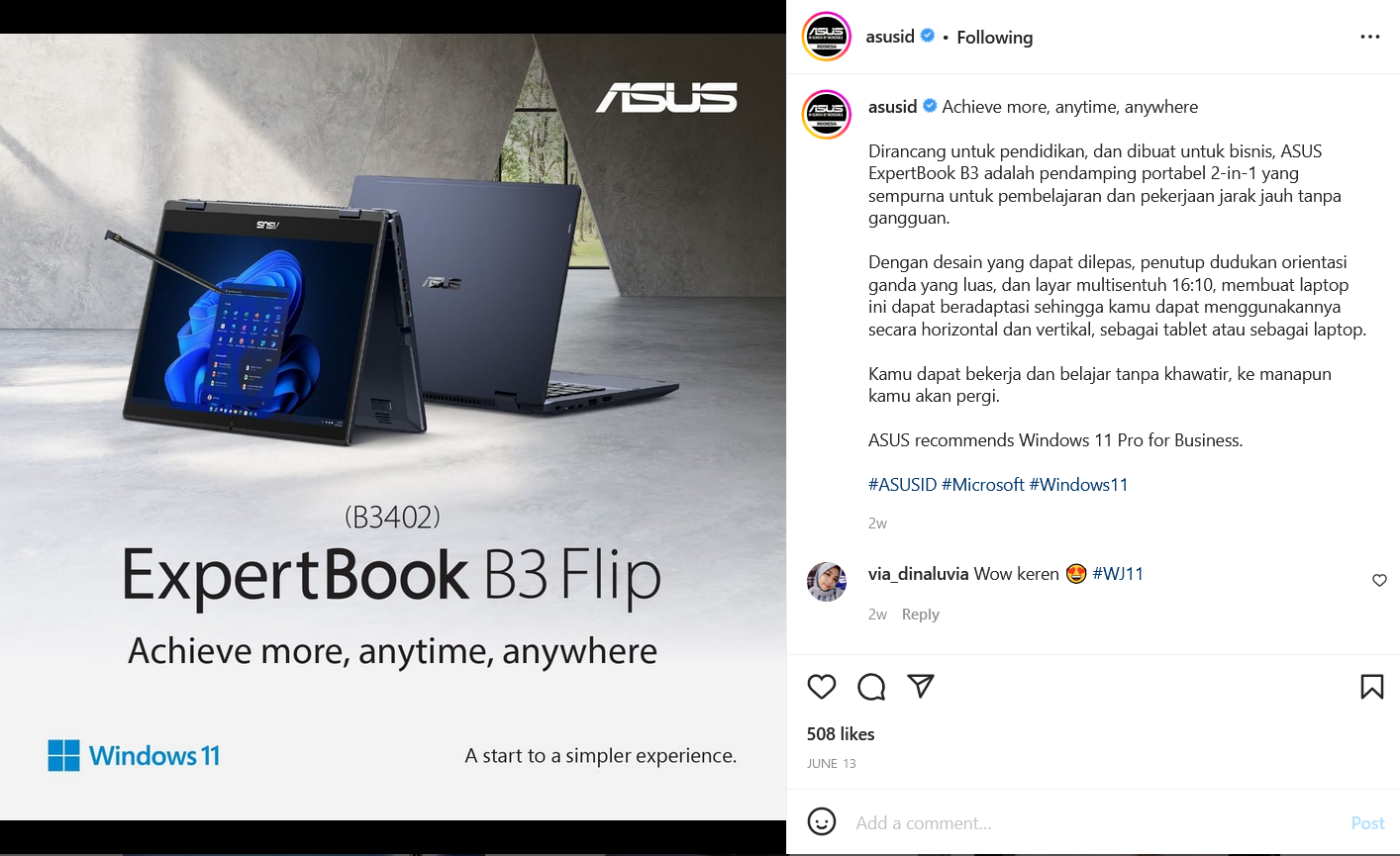 ASUS ExpertBook B3 Flip (B3402)