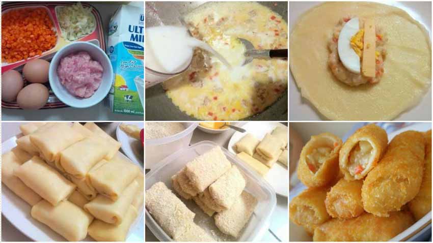 Resep Membuat Risoles Ragout Ayam Simple Enak Creamy