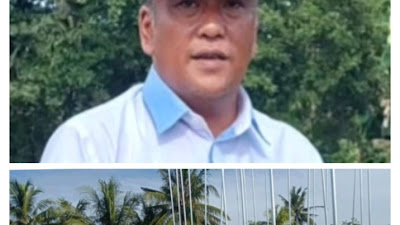 Edy Marlon Doloksaribu Manager Kebun Tanjung Garbus Berikan Alat Kerja Dan Pelindung Pemanen Kelapa Sawit 