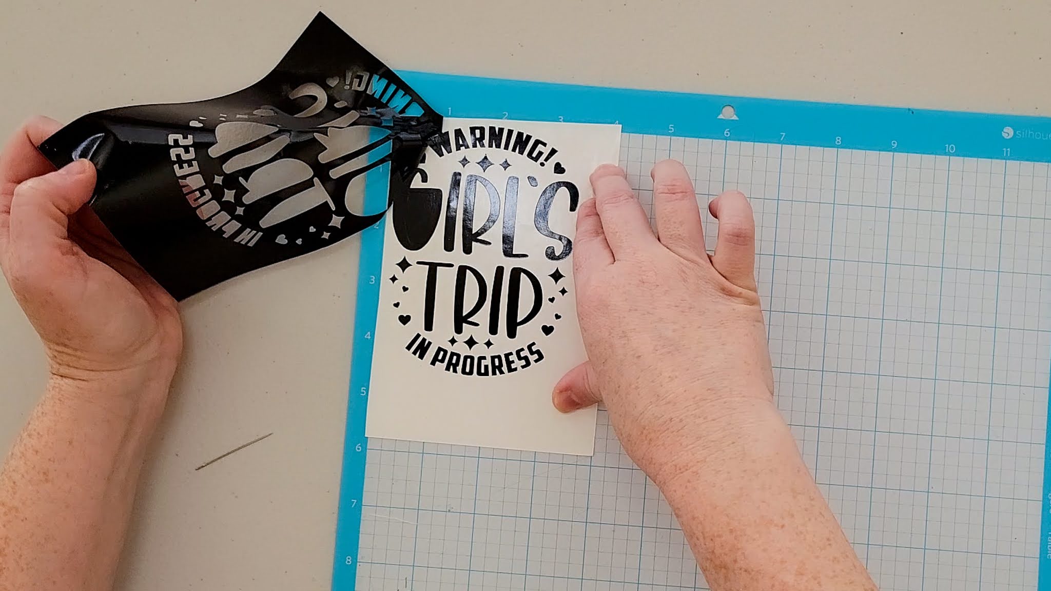 How to Sublimate on Clear Vinyl - So Fontsy