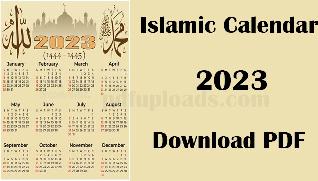Download Islamic Calendar 2023 PDF