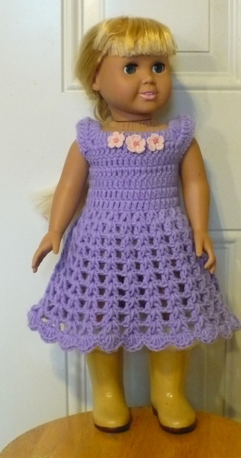 Let's create: Crochet 18" Doll Clothes # 1