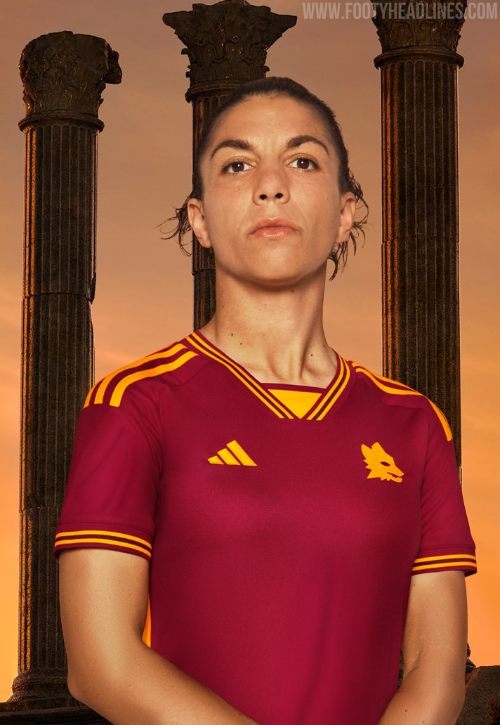 Middellandse Zee uitdrukking Chaise longue No More New Balance: Adidas AS Roma 23-24 Home Kit Released + Away & Third  Leaked - Footy Headlines