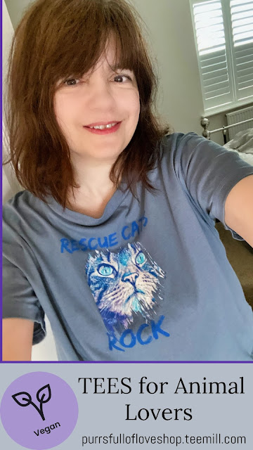 rescue cats rock t-shirt