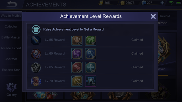 Mobile Legends Achievements