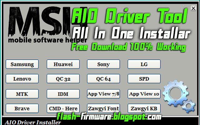 AIO Driver Tool All In One Installar Free Download 100% Working