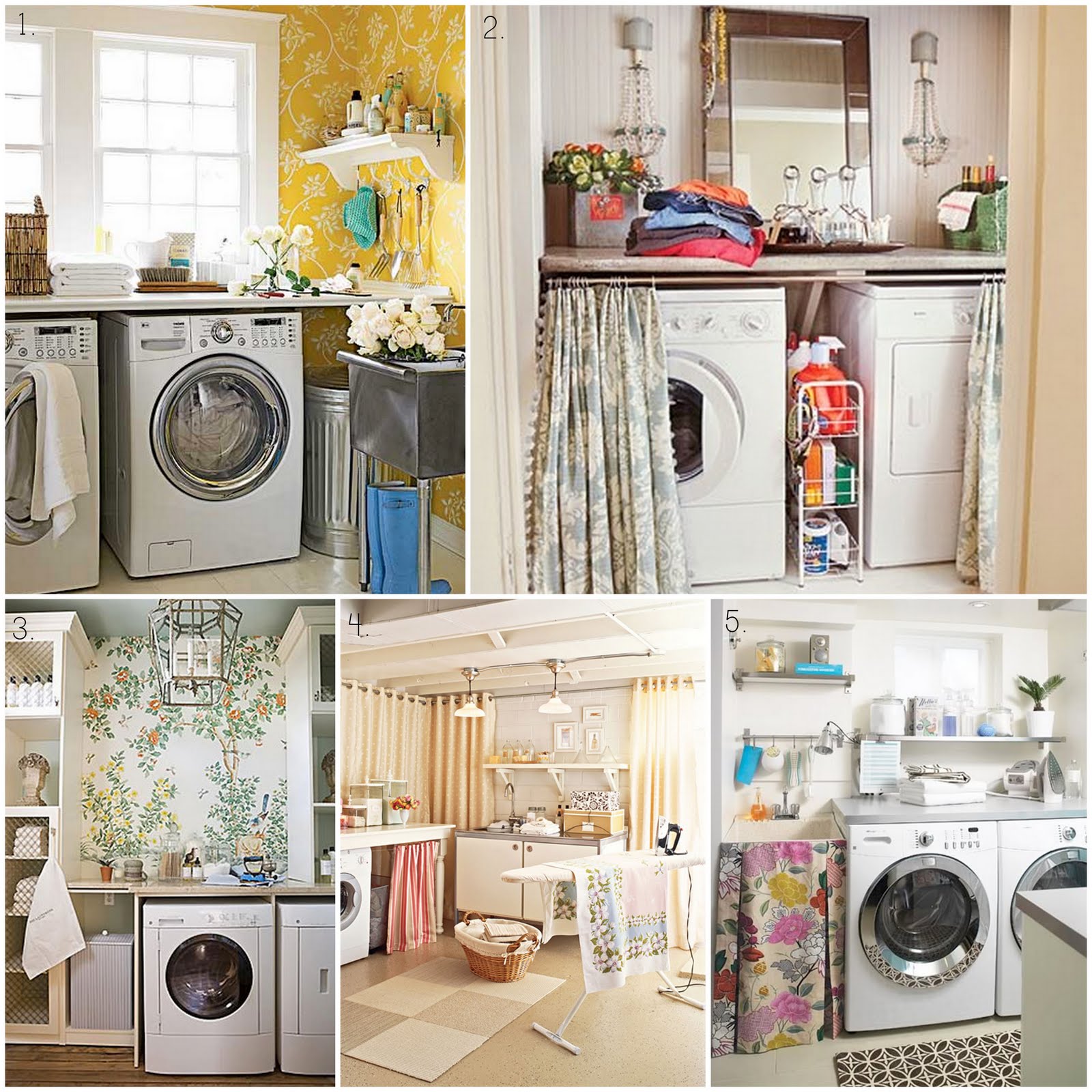 The Ardent Sparrow}: Monday Design Inspiration: Laundry Room