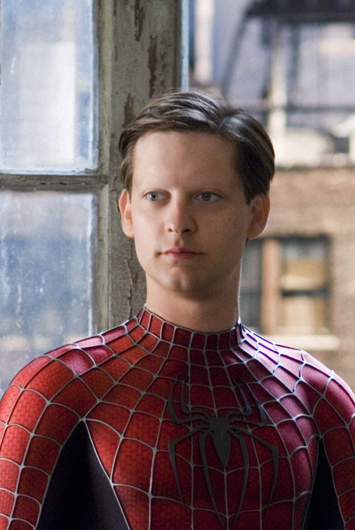 Celebs Without Eyebrows: Tobey Maguire