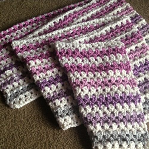 Zipper Stripe Blanket - Free Pattern