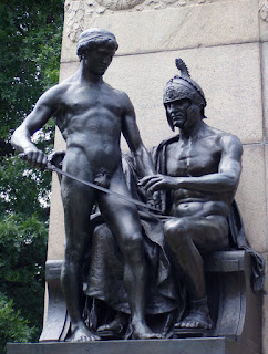 Baron von Steuben Monument by Albert Jaegers in Lafayette Park Washington, DC