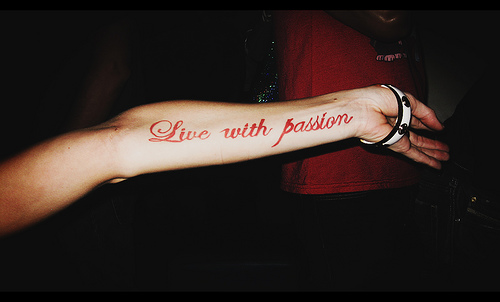 Passion" tattoo live