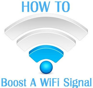 How to Boost a WiFi Signal with a blue and white sign