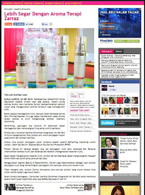 zarraz paramedical, keberkesanan zarraz paramedical, testimoni zarraz  paramedical, zarraz paramedical dalam murai dot com, lebih segar dengan aroma tetapi zarraz, skin care artis