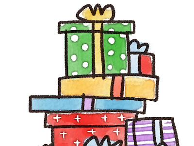 70以上 クリスマスプレゼント イラスト 簡単 239043