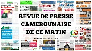 revue de presse camerounaise de ce matin