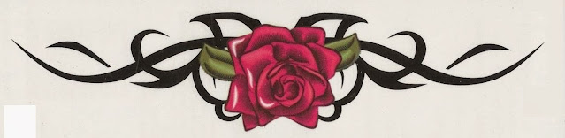 Armband Maori rose tattoo stencil