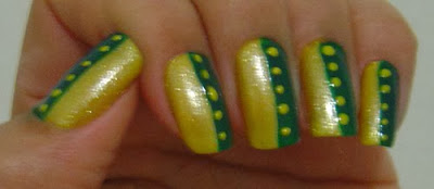 unhas decoradas para a copa do mundo 2014