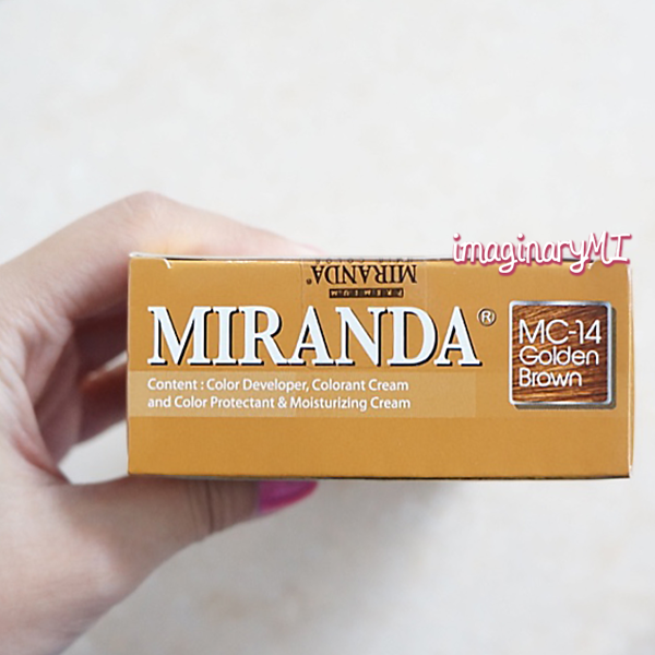 REVIEW MIRANDA  HAIR COLOR PREMIUM 3D MC 14 GOLDEN BROWN 
