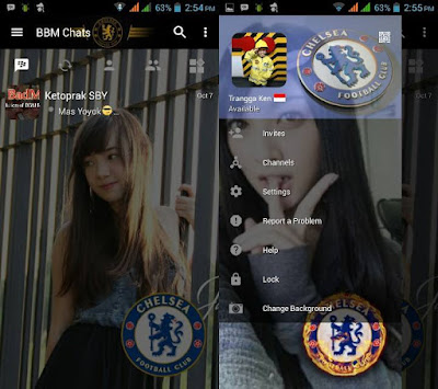 BBM Change Background With Real Madrid v3.0.1.25 MOD APK