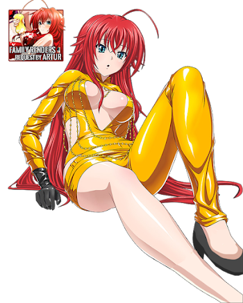 MOE | FAMILY RENDERS: DXD - [GOLDEN] RIAS GREMORY 2