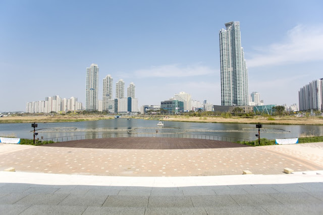 Water Fountain show @ Cheongnaho Lake Park