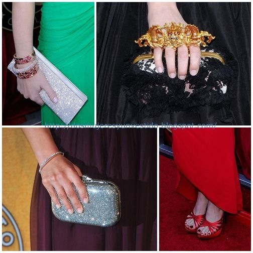 zapatos y clutch