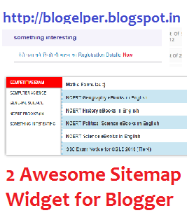 How to Create a Sitemap or Table of Contents in Blogger (2 types)